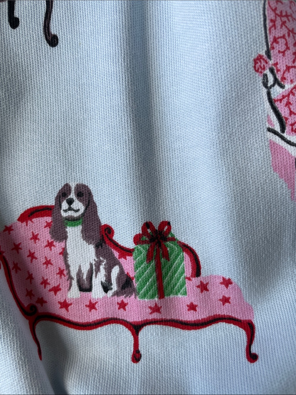 The Beaufort Bonnet Company Christmas Puppy Romper - Picture 6 of 8